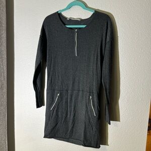 Athleta Charcoal grey Azalia knit dress X-Small